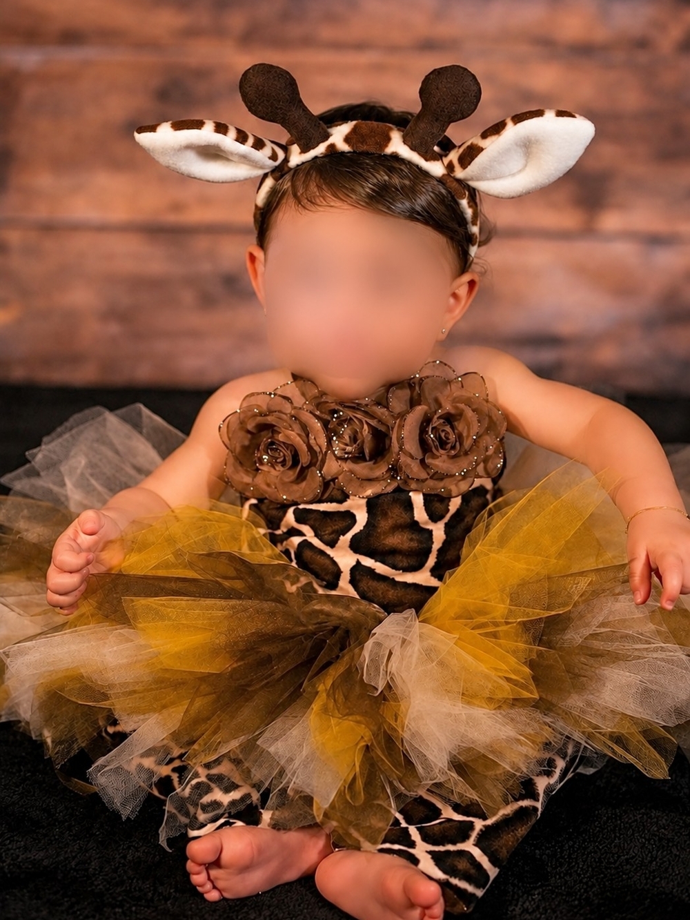 NWT 18-24M Giraffe Tulle Tutu Costume Girls Baby 2B Weddings